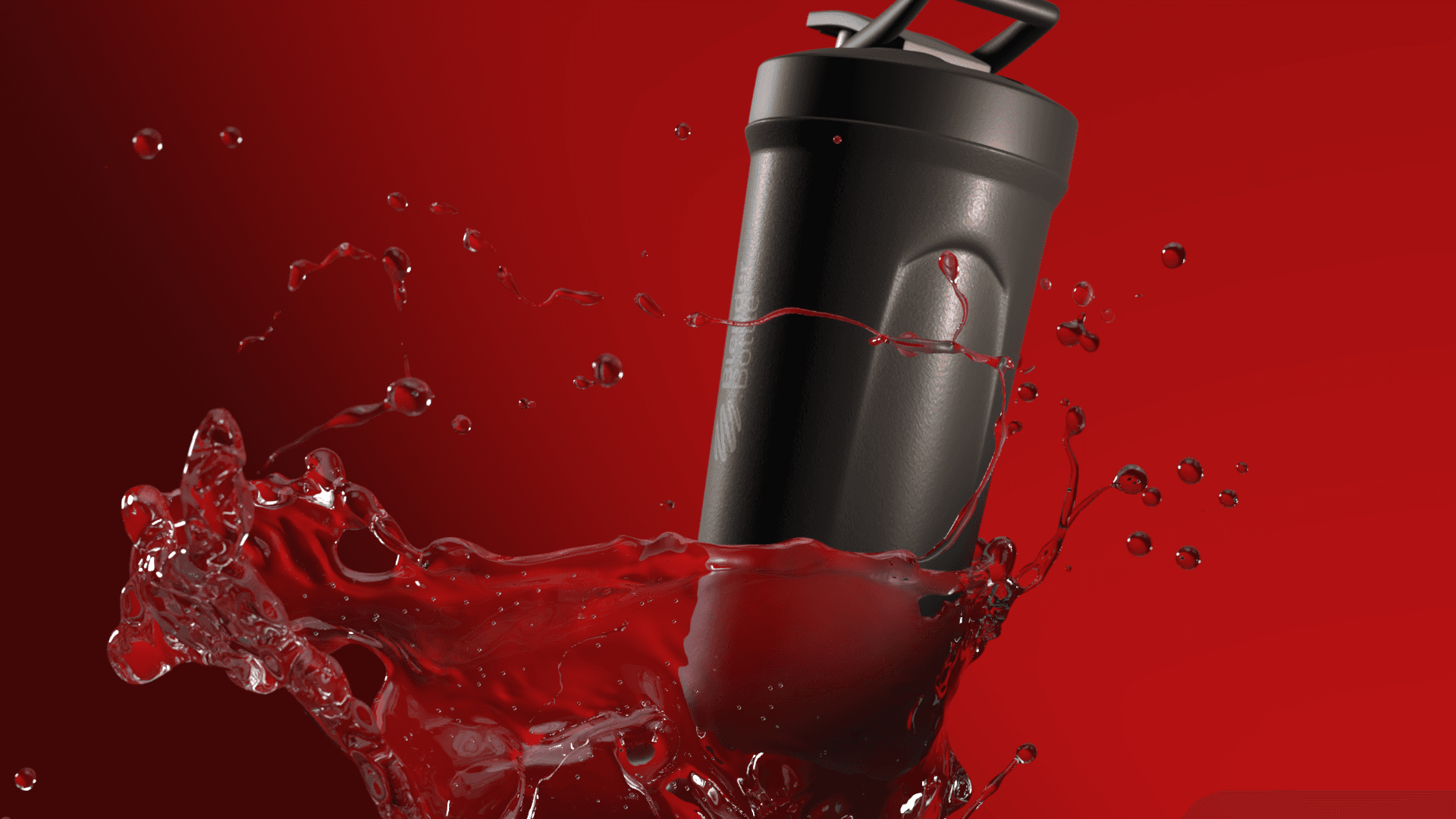 BlenderBottle render — shot 4